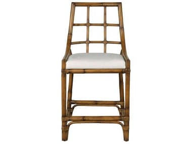 Port Eliot Chateau Leather Rattan Counter Stool PETPECT45