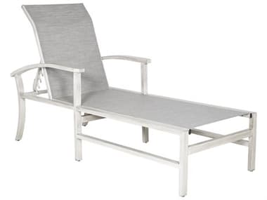 Castelle Biltmore Antler Hill Sling Dining Aluminum Adjustable Chaise Lounge PF0A92