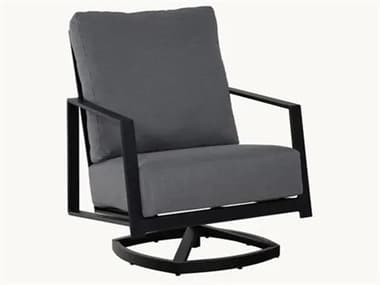 Castelle Prism Deep Seating Aluminum Swivel Rocker Lounge Chair PF0E15B