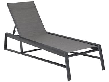 Castelle Prism Sling Dining Aluminum Adjustable Chaise Lounge PF0E92S