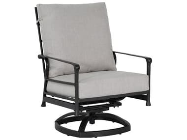 Castelle Marquis Deep Seating Aluminum High Back Swivel Rocker Lounge Chair PF1D16R