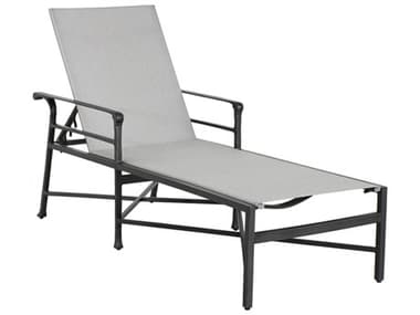 Castelle Marquis Sling Dining Aluminum Chaise Lounge PF1D62