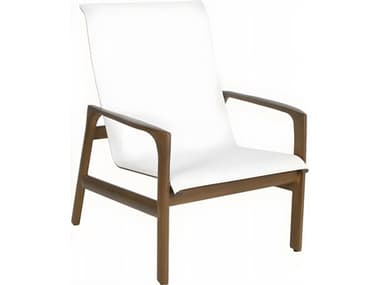 Castelle Berkeley Sling Cast Aluminum Lounge Chair PF1E90