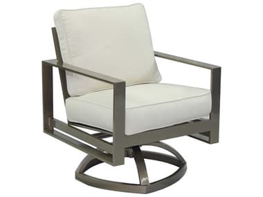 Castelle Park Place Cushion Cast Aluminum Swivel Rocker Dining Arm Chair PF2207T
