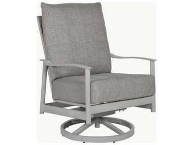 Castelle Barbados Deep Seating Aluminum Ultra High Swivel Rocker Lounge Chair PF2A16R