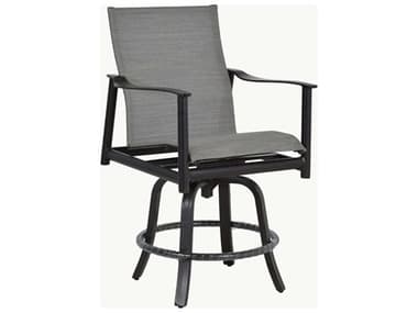 Castelle Barbados Sling Dining Aluminum Swivel Counter Stool PF2A69