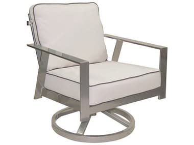 Castelle Trento Deep Seating Cushion Cast Aluminum Swivel Rocker Lounge Chair PF3135T