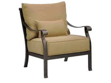 Castelle Madrid Deep Seating Cast Aluminum Lounge Chair with One Kidney Pillow PF3810T