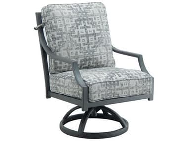 Castelle Lancaster Cushion Dining Aluminum Swivel Rocker Dining Arm Chair PF9C07T