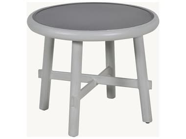 Castelle Barbados Aluminum 24'' Round Side Table PFA2CP24