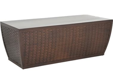 Castelle Largo Woven Aluminum Rectangular Coffee Table PFC4RC2660