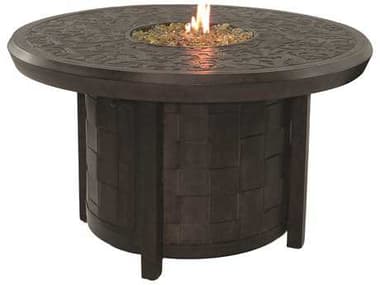 Castelle Classical Cast Aluminum 40 Round Firepit with Lid PFCCF40WL