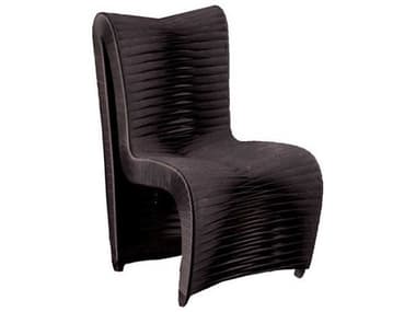 Phillips Collection Black Fabric Upholstered Side Dining Chair PHCB2061HB