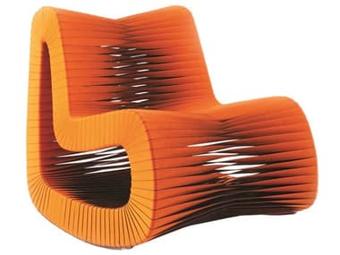 Phillips Collection Seat Belt Orange / Brown Rocker Rocking Chair PHCB2063ZZ