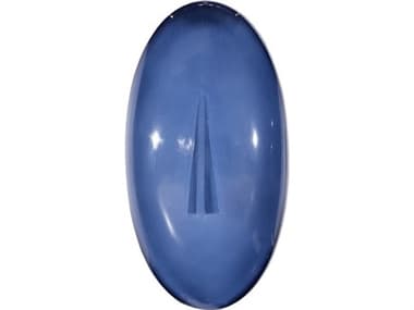Phillips Collection Cycladic Blue Oval Glass Wall Art PHCCH119144