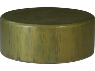 Phillips Collection Copper Acid 43" Round Fiberglass Lichen Coffee Table PHCCH77706
