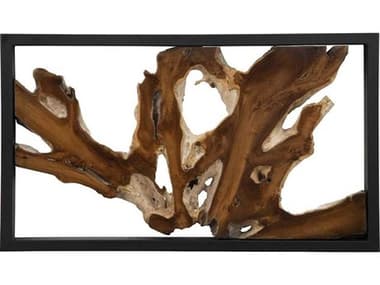 Phillips Collection Black Framed Root 3D Wall Art PHCID102149