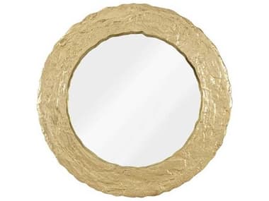 Phillips Collection Gold Leaf 39'' Round Wall Mirror PHCPH100842