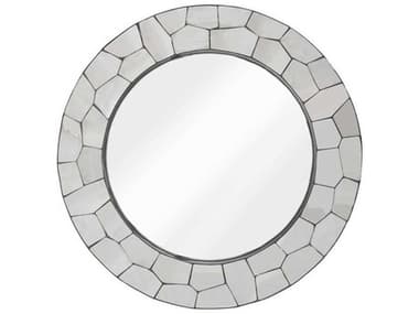 Phillips Collection Silver 42'' Round Wall Mirror PHCPH100868