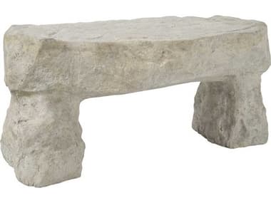 Phillips Collection 36" Roman Stone Gray Accent Bench PHCPH102343