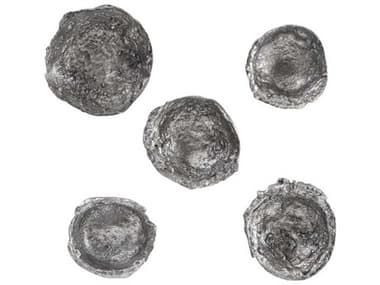 Phillips Collection Splash Wall Bowls Silver Leaf 3D Wall Art (Set of 5) PHCPH103565