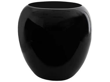 Phillips Collection Round Resin Gel Coat Black End Table PHCPH103926