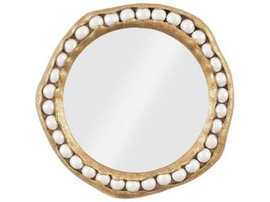 Phillips Collection Gold Leaf 36'' Round Wall Mirror PHCPH104148