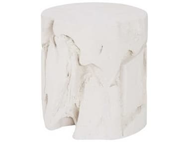 Phillips Collection White Stone Accent Stool PHCPH104339