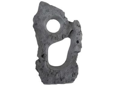 Luxecor Charcoal Stone Sculpture LXCFLO32254