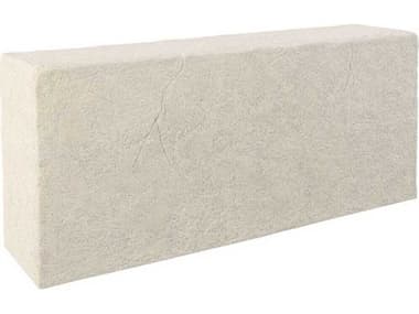 Phillips Collection Hewn 95" Roman Stone Off White Rectangular Resin Bar Table PHCPH112984
