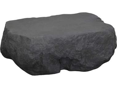 Phillips Collection Quarry 45" Resin Charcoal Stone Gray Coffee Table PHCPH113879