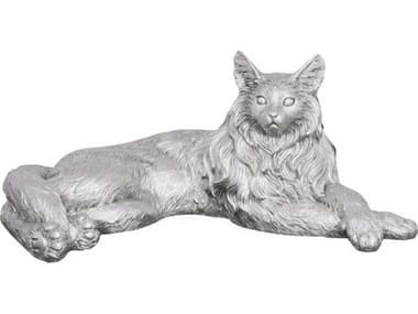 Phillips Collection Bronze Silver Cat Sculpture PHCPH113917