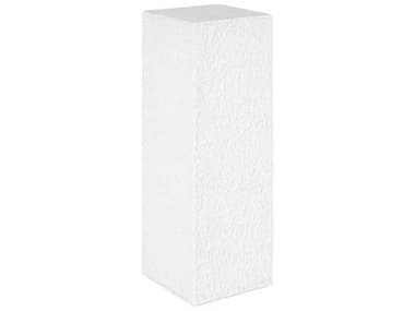 Phillips Collection String Theory Square Resin White Stone End Table PHCPH115675