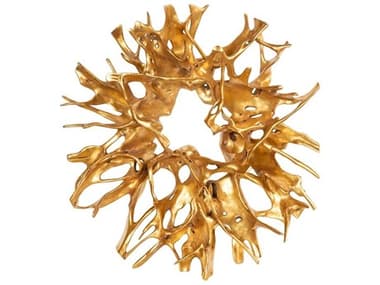 Phillips Collection Gold Leaf 3D Wall Art PHCPH116916
