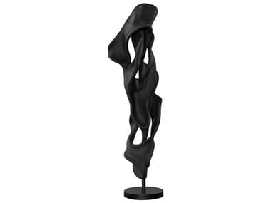 Phillips Collection Cast Dancing Sculpture in Coupé in Charcoal Black PHCPH118297