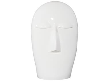 Phillips Collection Emerging Face Sculpture in Gel Coat White in Small PHCPH118767