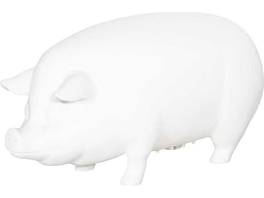 Phillips Collection Off White Pig Sculpture PHCPH57266