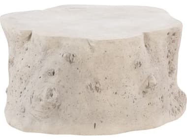 Luxecor Log Round Roman Stone Coffee Table LXCFLO32294