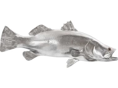 Phillips Collection Silver Leaf Barramundi Fish 3D Wall Art PHCPH62414