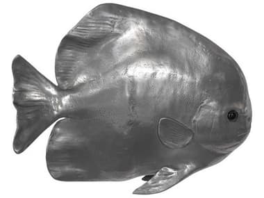 Phillips Collection Polished Aluminum Australian Batfish 3D Wall Art PHCPH64558