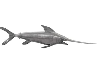 Phillips Collection Polished Aluminum Broadbill Swordfish Fish 3D Wall Art PHCPH65285