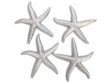 Phillips Collection Silver Leaf Starfish Large 3D Wall Art (Set of 4) PHCPH67532