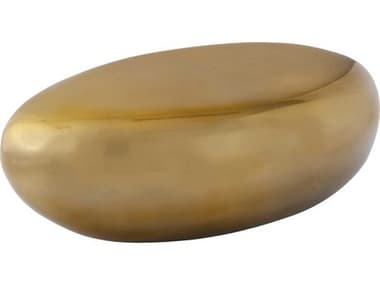 Phillips Collection 42" Oval Liquid Gold Coffee Table PHCPH67799