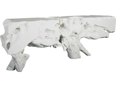 Phillips Collection 96" Resin Gel Coat White Console Table PHCPH83575