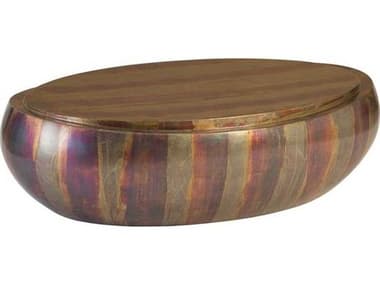 Phillips Collection 59" Oval Resin Patina Coffee Table PHCPH97643