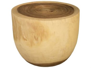 Phillips Collection 24" Round Wood Natural End Table PHCTH08555