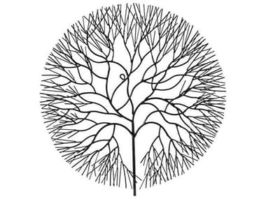 Phillips Collection Black Wire Tree Circular Metal Wall Art PHCTH100393