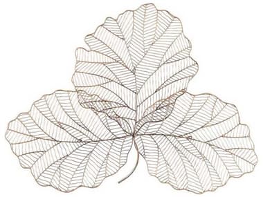 Phillips Collection Tri Leaf Copper/Black Small Metal Wall Art PHCTH100858