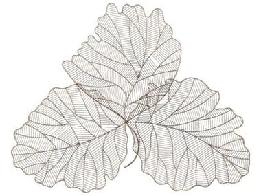 Phillips Collection Tri Leaf Copper/Black Large Metal Wall Art PHCTH100860