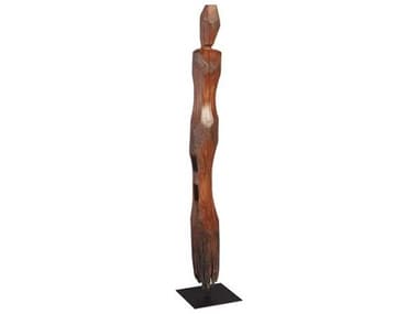 Phillips Collection Brown Black Old Pole Man Statue PHCTH101668